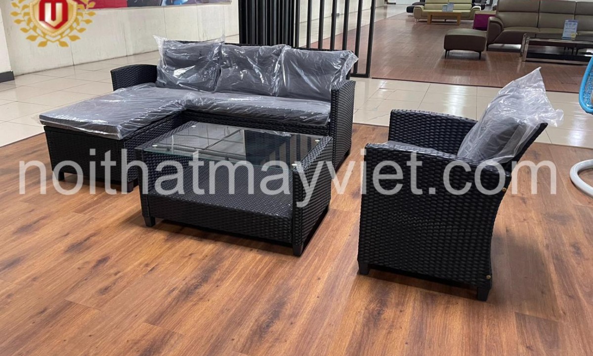 Bàn Ghế Sofa Mây Tre BGSF0034
